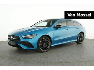 mercedes cla 250 e amg line shooting brake + leder + pano dak + carplay + key less +