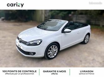 volkswagen golf cabriolet 2.0 tdi 140 fap bluemotion technology carat
