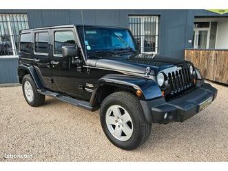 jeep wrangler jk unlimited 2.8 crd 200 cv sahara noir garantie 1 an ■prix : 25 900 – garantie 1 an