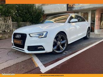 audi a5 sportback quattro s line automatique 2.0 tdi 190 clean diesel s tronic 7 cuir fauve toit ouvrant