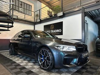 bmw m5 f90 600 ch bva8 - suivi complet - double des clefs - carte grise francaise