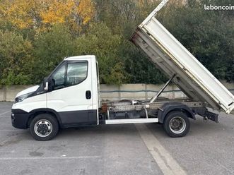 iveco daily benne camion benne 35c12 2.3 115 / 116 ch , année 05/2019, 31 900 kms, roues jumelées, tva récupérable, véhicule révisé & garantie