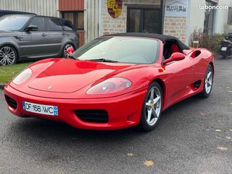 ferrari 360 spider boite f1 parfait etat reprise possible livraison sur toute la france sous 48 h