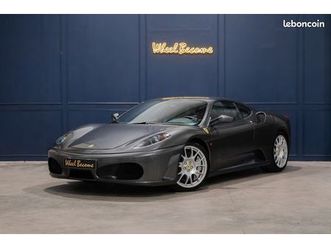 ferrari f430 boite f1 v8 4.3 490cv -embrayage 7% -ccm 37% -sellerie daytona -écusson d’aile -jantes challenge