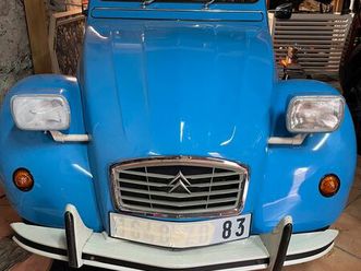 jolie 2cv bleue myosotis