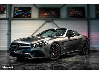 mercedes-benz sl 63 amg v8 5.5 585 bva7 française / carbone / b&o / sièges massants / keyless / iwc