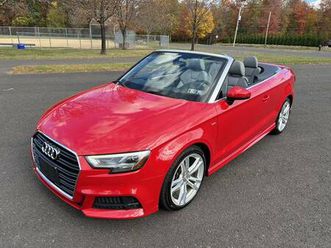 2018 audi a3 awd convertible premium plus red only 47k miles