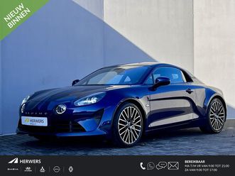 alpine a110 - 1.8 turbo gt automaat / weinig km / 300 pk / sportstuur en sportstoelen / navigatie / clim