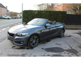 ② bmw 218 i cabrio sport line, pdc, led, gps, garantie — bmw — 2ememain