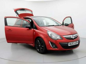 2013 vauxhall corsa limited edition hatchback petrol manual