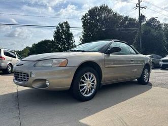 2002 chrysler sebring limited convertible