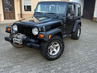 jeep wrangler 4.0l sport seilwinde offroad