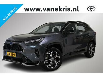 toyota rav4 2.5 plug-in hybrid awd bi-tone plus, demovoordeel, pano, jbl, bsm, leder, apple carplay/android auto!