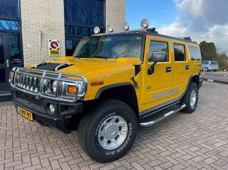 hummer h2 6.0 v8- unieke km- youngtimer- benzine/lpg