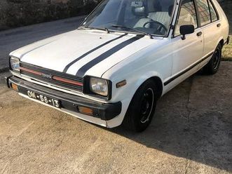 toyota starlet 1.3 s traçao traseira abril/82