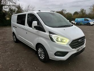 ford transit custom 2.0 320 ecoblue limited crew van double cab 5dr diesel auto l2 h1 euro 6 (s