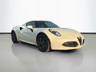 used 2016 alfa romeo 4c coupe w/ convenience group - coupe tampa fl 33612