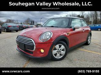 2015 mini cooper hardtop-turbo-6 speed manual-clean-red-129k mi