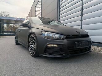 vw scirocco r 2.0tfsi, 265ps, 6 gang, schwarz matt h&r gw op: 20"