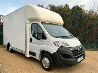 2023 vauxhall movano 3500 2.2td prime low floor luton 140ps + ac luton diesel manual