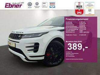 land rover range rover evoque hst r-dynamic p300 awd np:73teur! pano+el.sitze+kamera+led+navi+app+20 alu