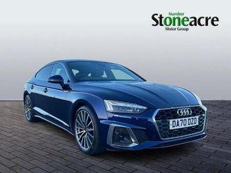 2020 audi a5 2.0 tfsi 40 s line sportback 5dr petrol s tronic euro 6 (start/stop) (204 ps) hatchback pet...