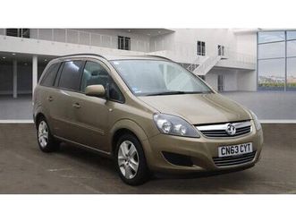 2013 vauxhall zafira 1.6 exclusiv