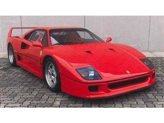 1989 ferrari f40 rouge manuel, 5 vitesses conduite à gauc...