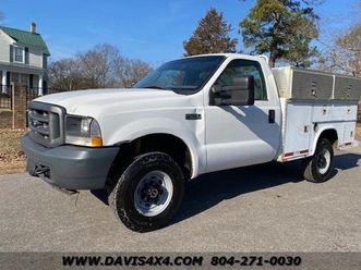 2004 ford f-250 superduty regular cab utility thin body work truck