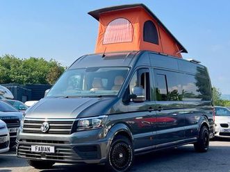 volkswagen crafter 2.0 cr35 tdi l h/r p/v trendline 138 bhp **camper van - 5 berth - pop top**