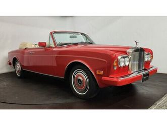 1988 rolls royce corniche rouge automatique, 3 vitesses i...