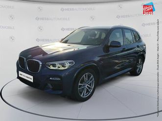 bmw x3 xdrive30da 265ch m sport sieges chauf gps camera hud d'occasion - hess automobile