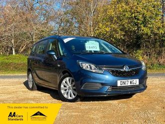vauxhall zafira design 7 seater, ulez compliant, petrol