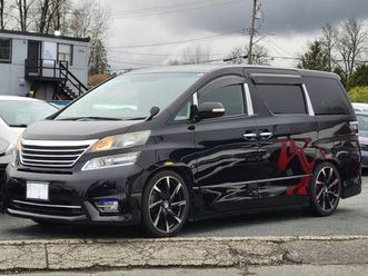 toyota vellfire 3.5l black-on-black