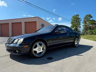 2002 mercedes-benz cl-class cl500 2dr coupe 5.0l clean carfax florida car