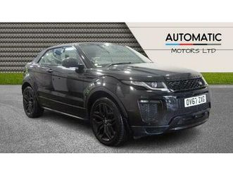 range rover evoque 2.0 sd4 hse dynamic convertible 2dr diesel auto 4wd euro 6 (start/stop)