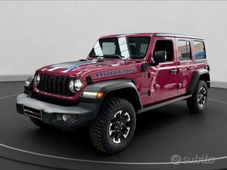 jeep wrangler 4xe plug-in hybrid rubicon 2.0 4xe p