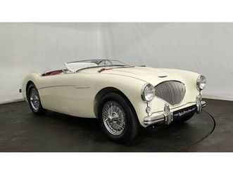 1956 austin-healey 100/4 blanc manuel, 4 vitesses in fran...