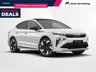 skoda enyaq coupé iv - rs elektromotor 250 kw / 340 pk suv | 21'' inch vision velgen | business upgrade advanced