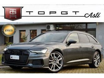 audi a6 avant 50 3.0 tdi mhev s-line int+ext 286cv tiptronic, unicoproprietario, uff italiana, asse post, matrix, 21