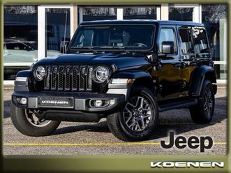 jeep wrangler - 4xe 380 4wd autom. overland clima / leer / adapt. cruise
