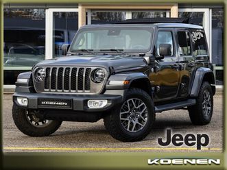 jeep wrangler - 4xe 380 4wd autom. sahara my sky dak clima / leer / adapt. cruise