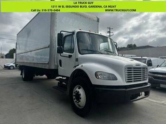 2019 freightliner m2 106 26' high cube box truck cummins rail liftgate