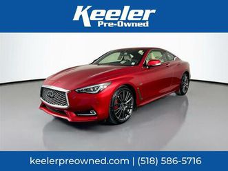 used 2017 infiniti q60 3.0t red sport 400