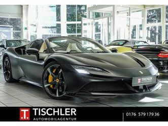ferrari sf90 spider lift*all carbon*matte black/giallo*