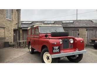 1969 land rover series 2a rouge manuel, 4 vitesses condui...
