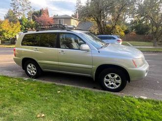 2003 toyota highlander v6 – 148k mi