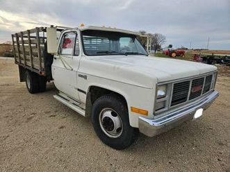 1987 gmc r3500 dually flat bed work truck