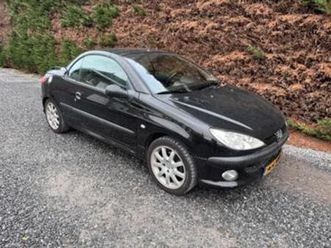 peugeot 206 1.6 16v cc 2003 zwart — peugeot — marktplaats