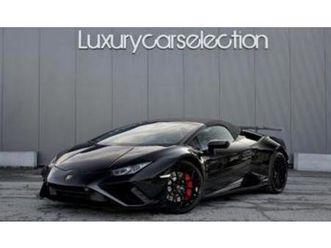 ② lamborghini huracán evo rwd spyder *akrapovic/lift/cam/full* — lamborghini — 2ememain